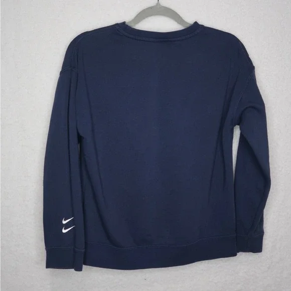 Nike Swoosh Big Girls Kids Blue Crewneck Sz L Casual School Lounge Comfort EUC - Picture 9 of 9